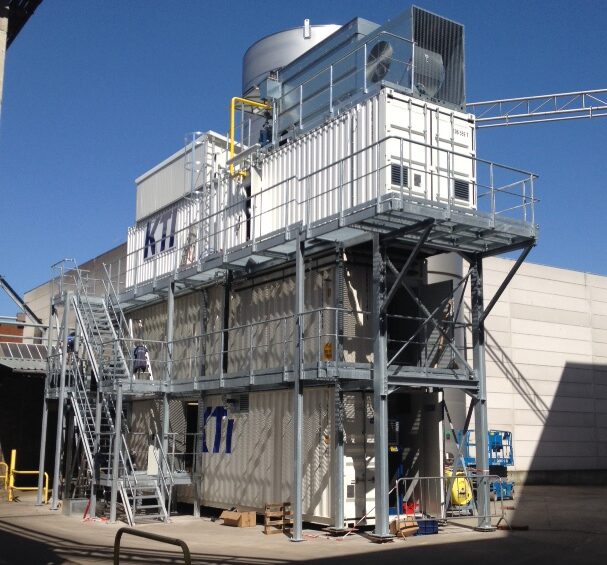 Ice production with fully automated ice conveying for process optimization in chemical plant