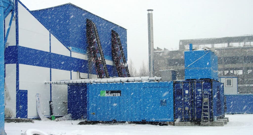 Concrete heating in the deepest winter